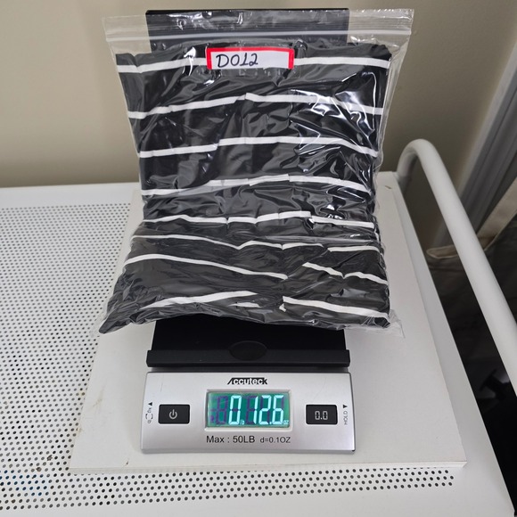 Hount Maxi Dress Womens Medium Black White Striped Beachwear Minimalist Casual - Picture 9 of 9